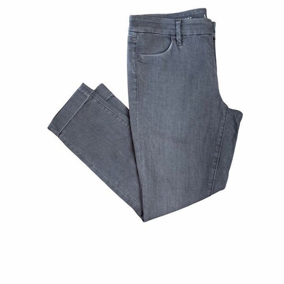 Ann Taylor Loft Denim - Ann Taylor Loft Modern Skinny Ankle‎ Crop Jean Size 30 / 10 Gray